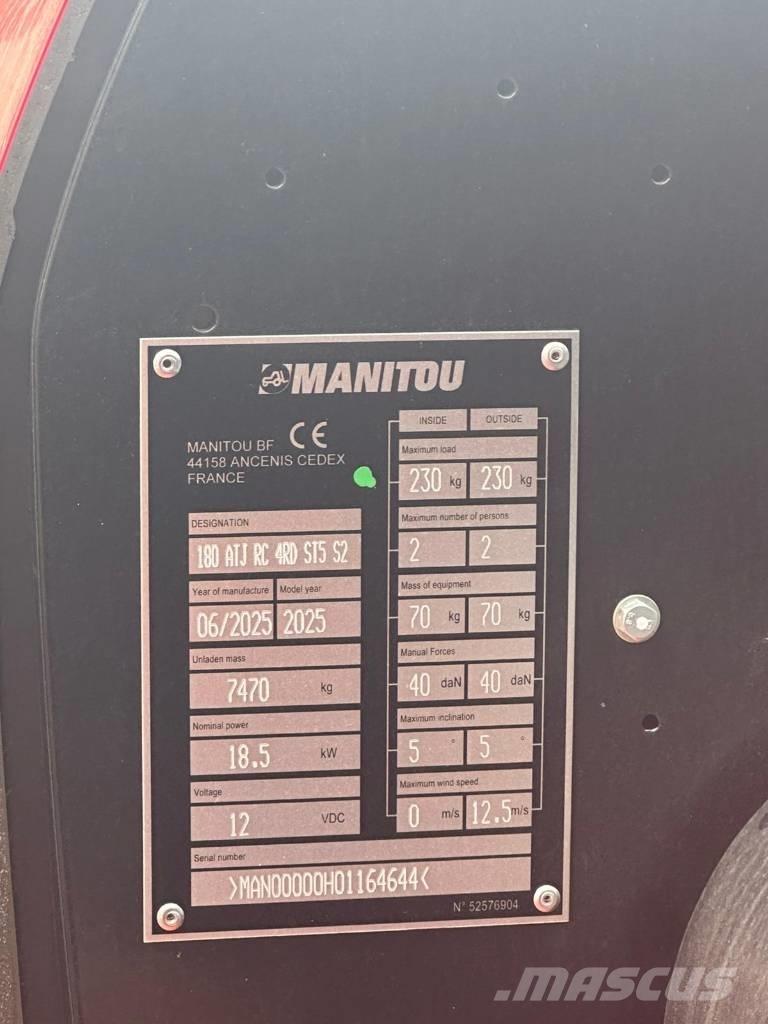 Manitou 180 ATJ Bomlifte med knækarm