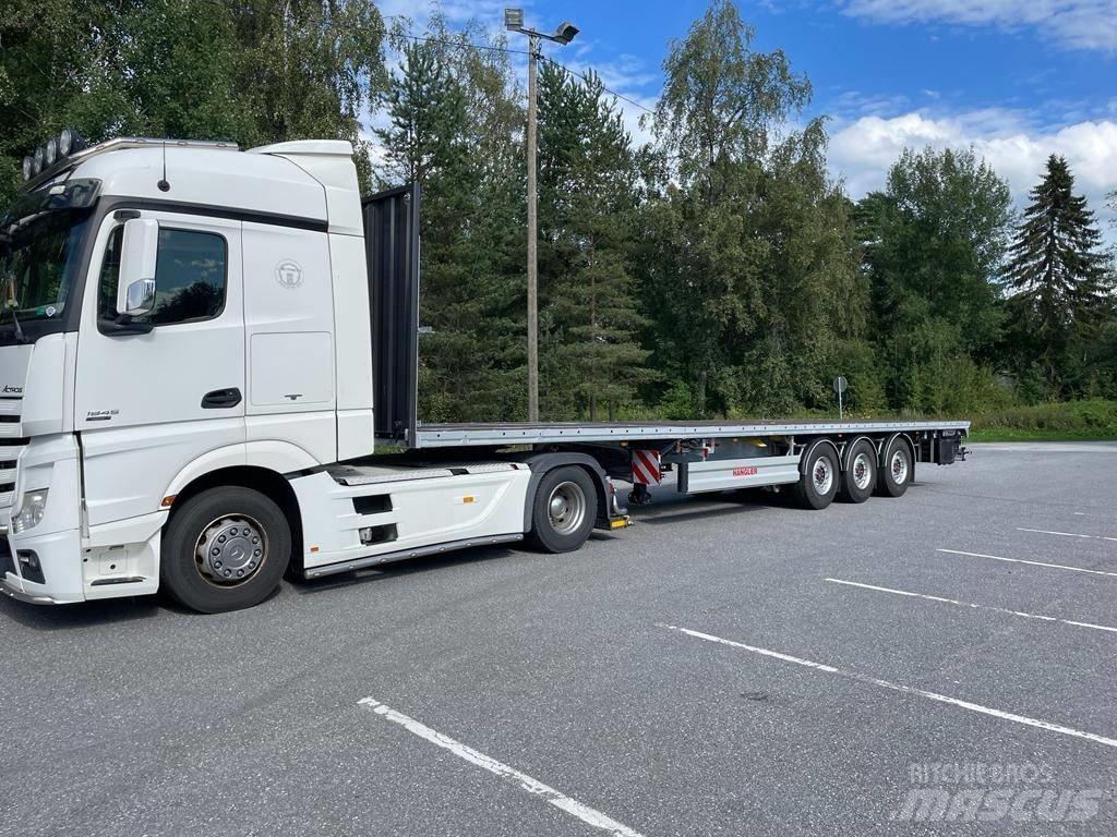 Hangler SDS-H 390 Semi-trailer med lad/flatbed