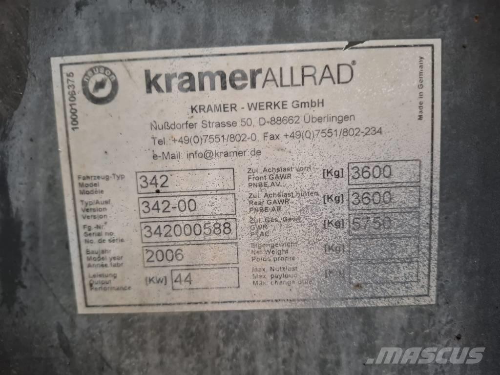Kramer 380  *** Tarjous *** Læssemaskiner på hjul