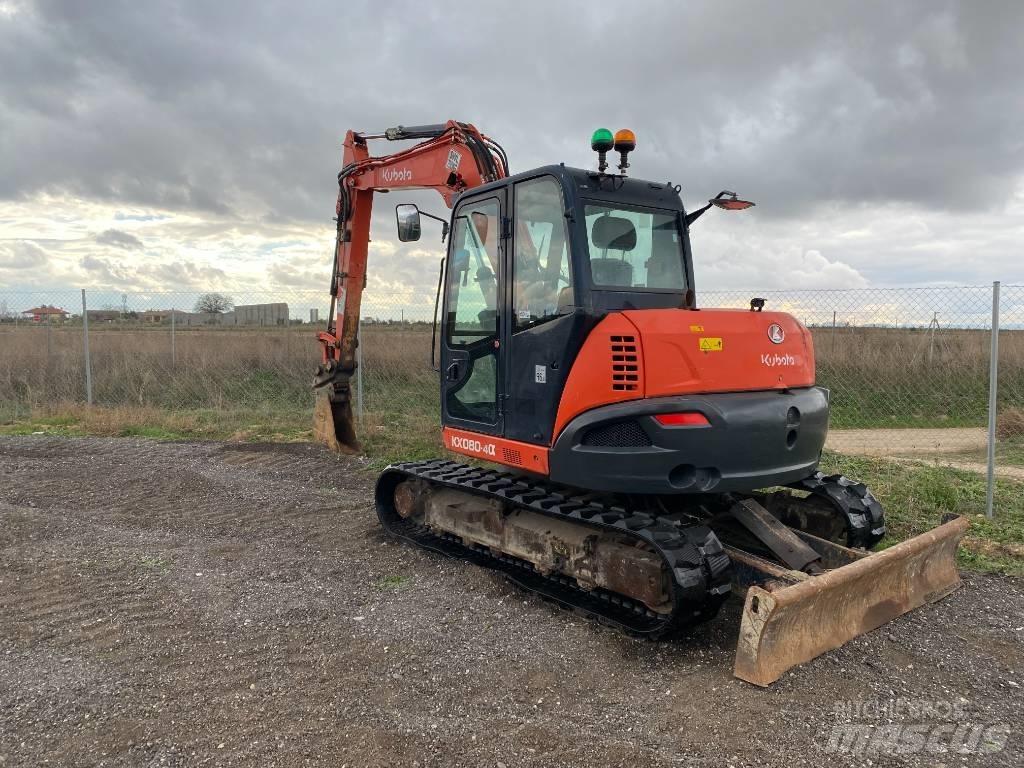 Kubota KX 080-4 Midi-gravemaskiner 7t - 12t