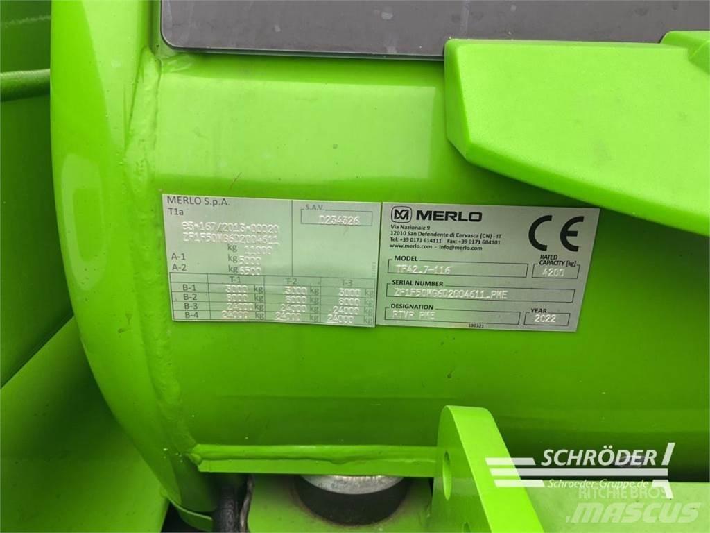 Merlo TF 42.7 - 116 Teleskoplæssere til landbrug