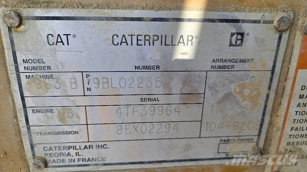 CAT 963 B Larvebåndslæssere