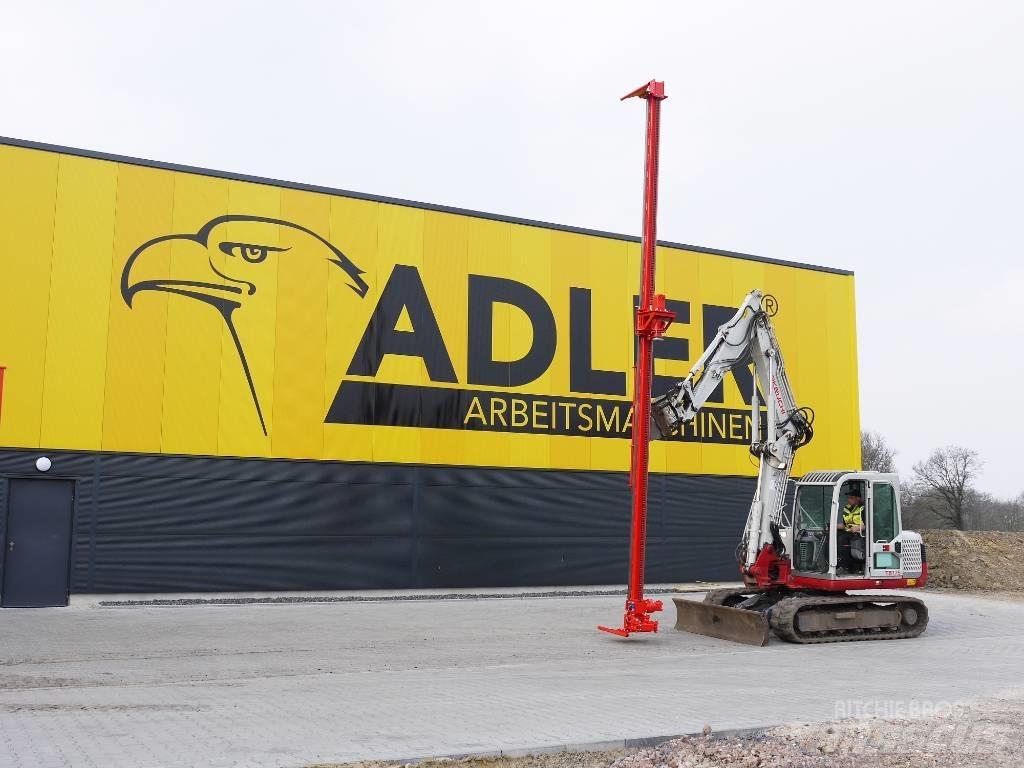 Adler Boormast Gravemaskiner på hjul