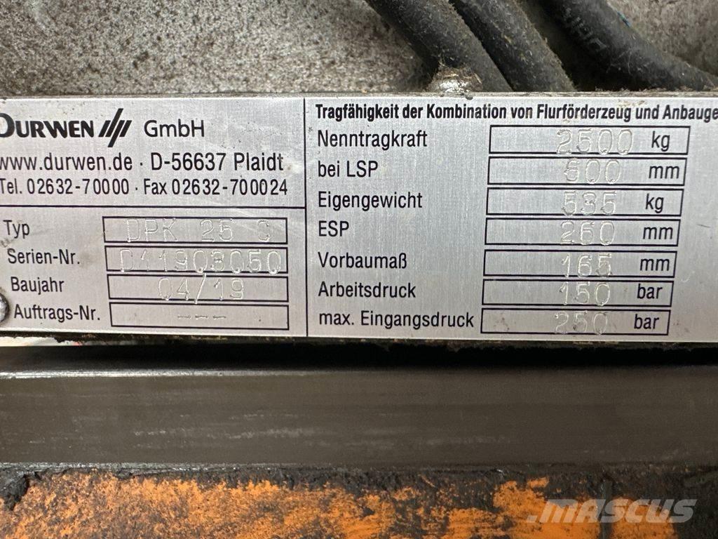 Durwen DPK25C Entreprenør - Andet