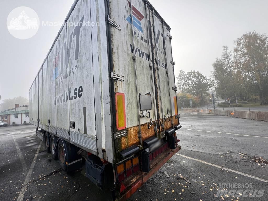 HRD NTL-S Semi-trailer med fast kasse