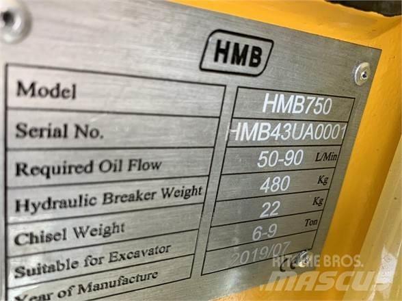 HMB 750 Hydraulik / Trykluft hammere