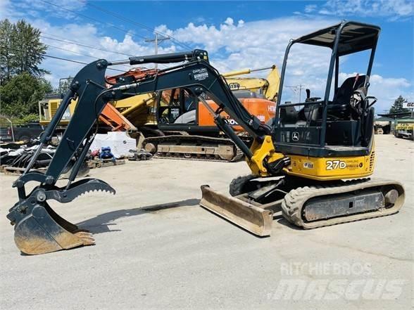 John Deere 27D Minigravemaskiner