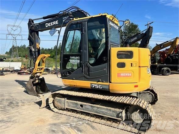 John Deere 75G Gravemaskiner på larvebånd