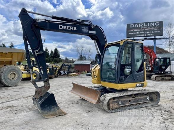 John Deere 75G Gravemaskiner på larvebånd