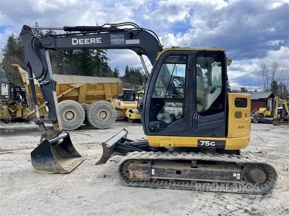 John Deere 75G Gravemaskiner på larvebånd