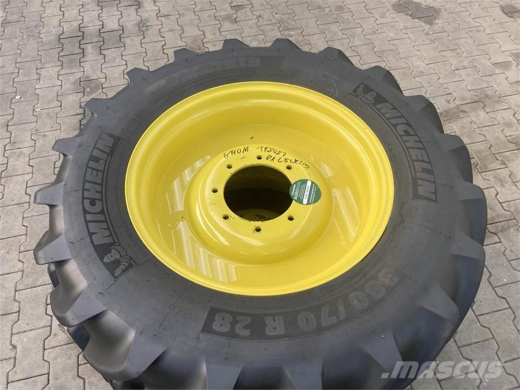 Michelin 380/70R28 Hjul, Dæk og Fælge