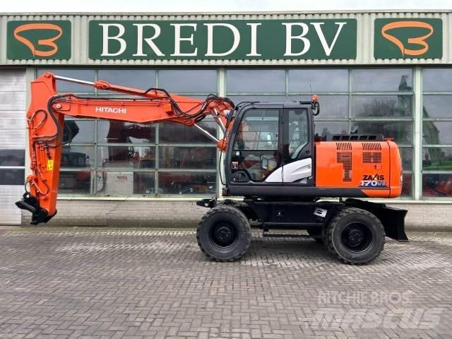Hitachi ZX 170 W-6 Gravemaskiner på hjul