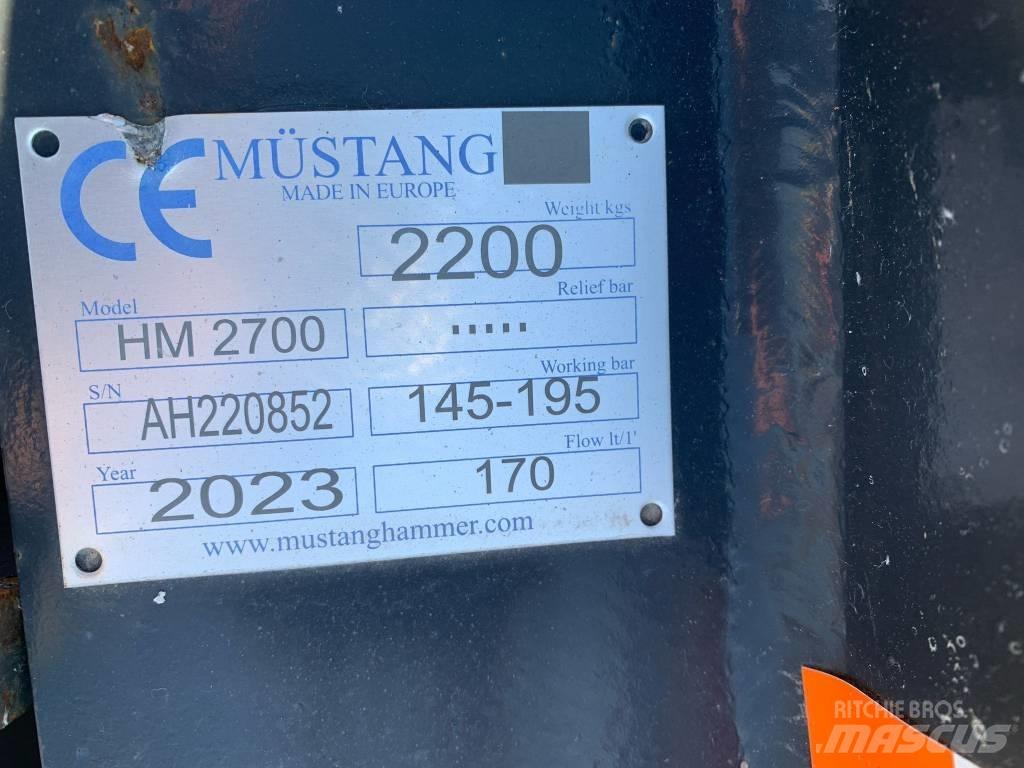 Mustang HM2700 Hydraulik / Trykluft hammere