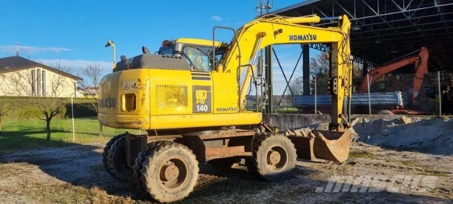 Komatsu PW 140-7 Gravemaskiner på hjul