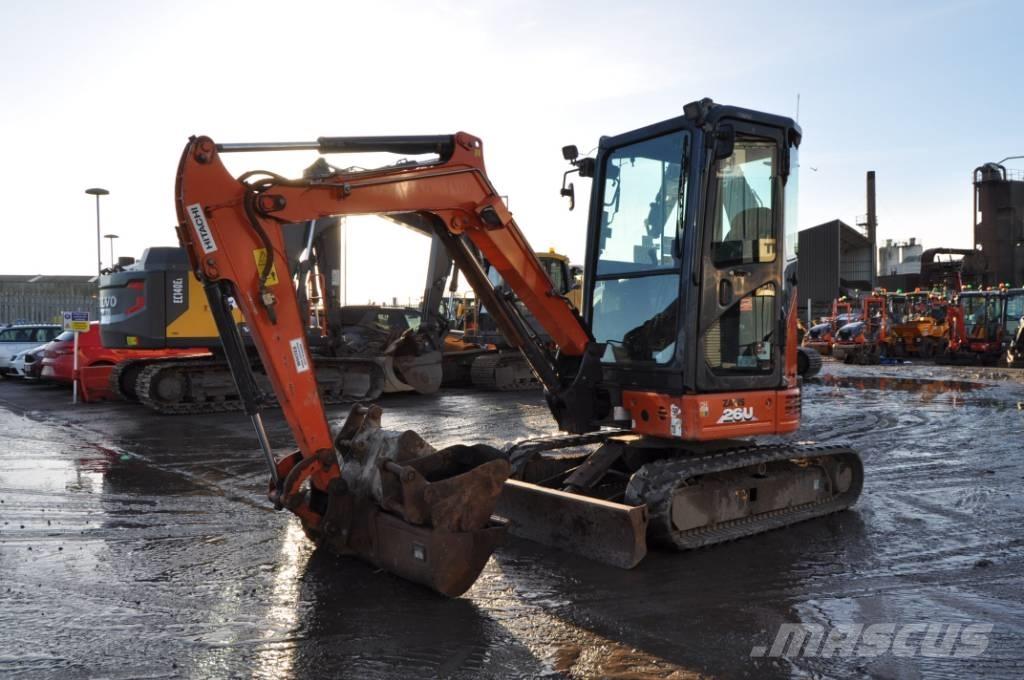 Hitachi ZX 26 U-6 CR Minigravemaskiner