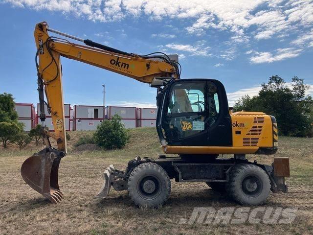 JCB JS 145 W Gravemaskiner på hjul