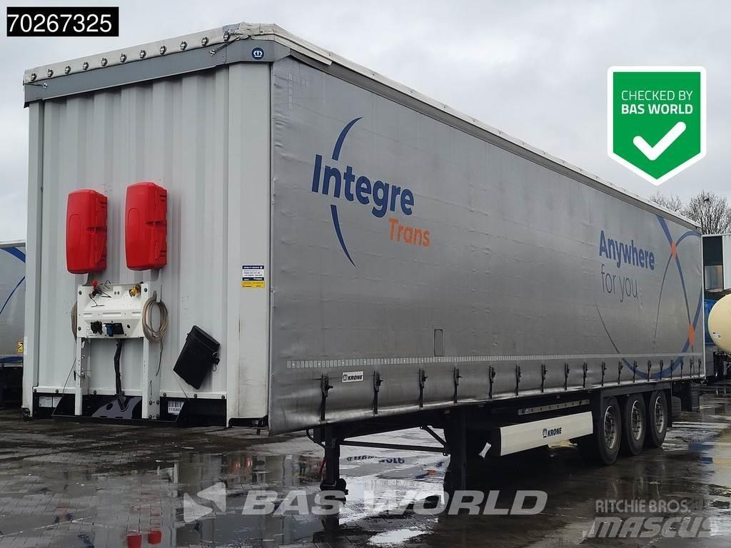 Krone SD 3 axles Semi-trailer med Gardinsider