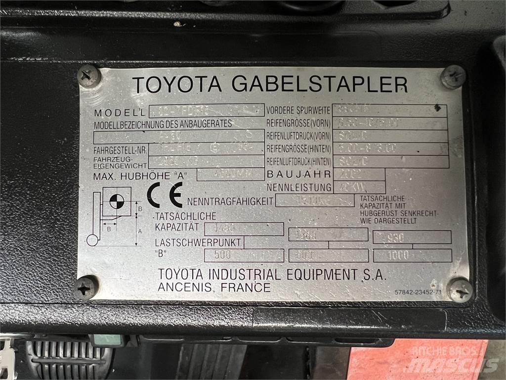 Toyota 02-7FDF15 Diesel gaffeltrucks