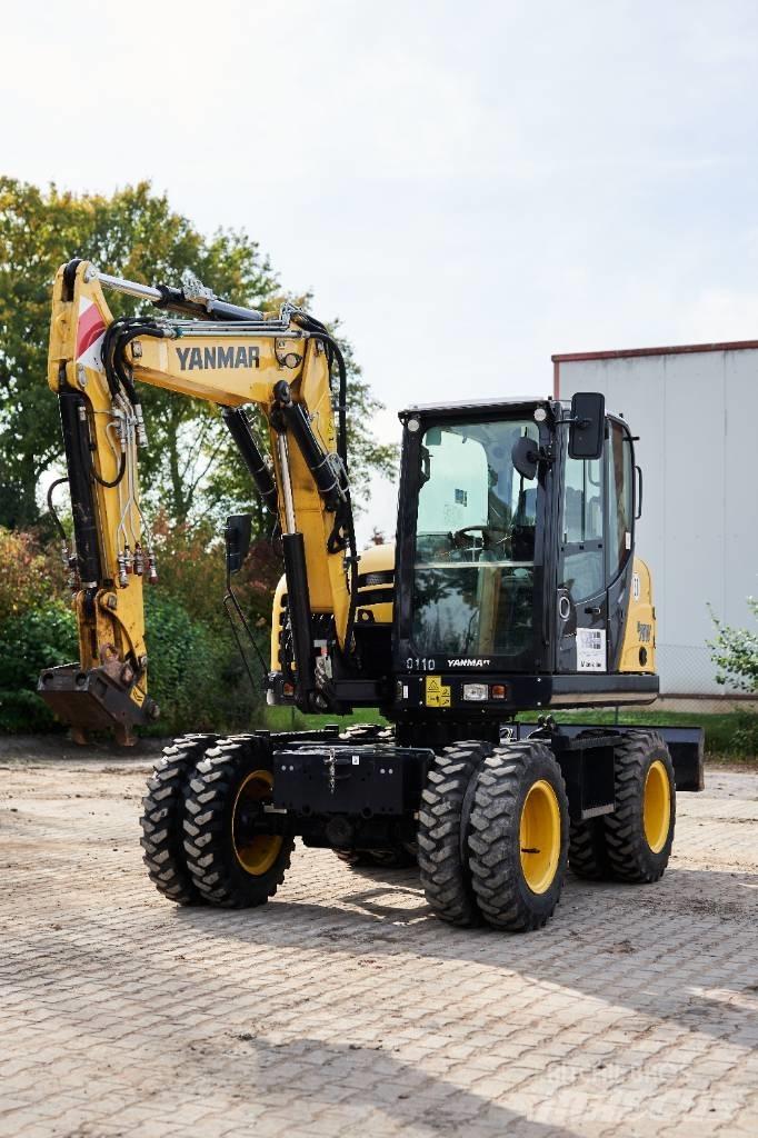 Yanmar B 75 W Gravemaskiner på hjul