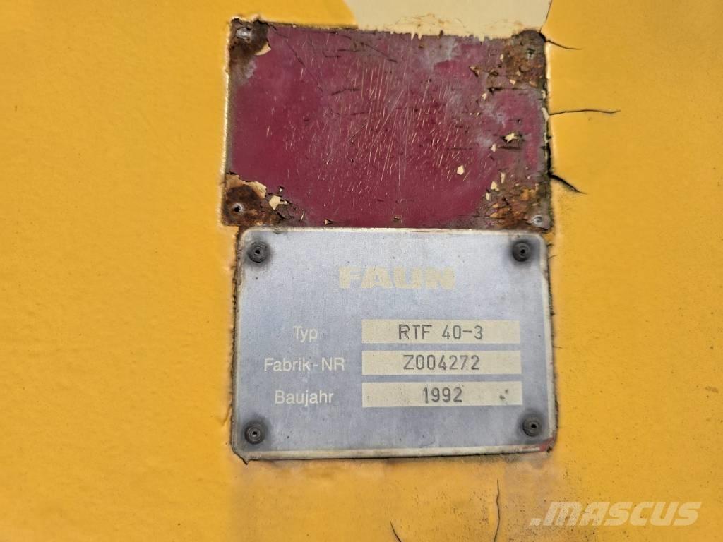 Faun RTF 40-3 Kraner til alt terræn