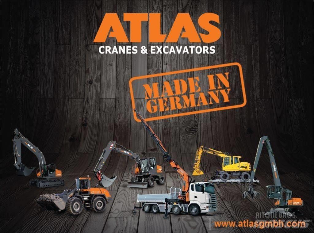 Atlas 155W Gravemaskiner på hjul