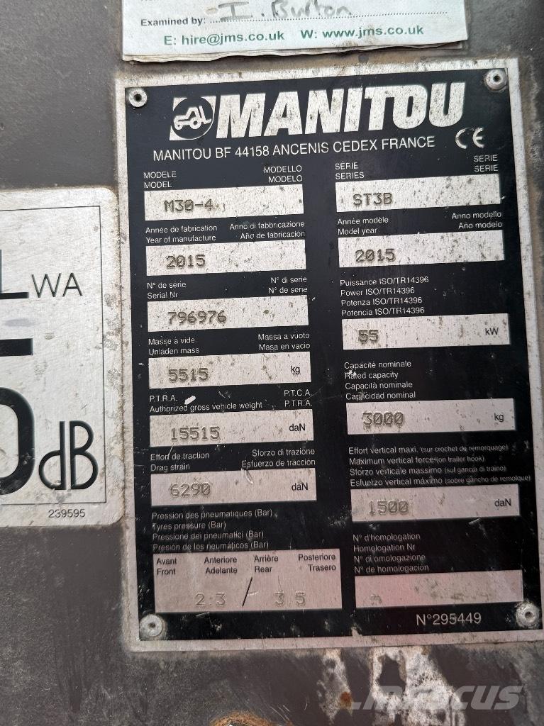 Manitou M30-4 ST3B Teleskoplæssere