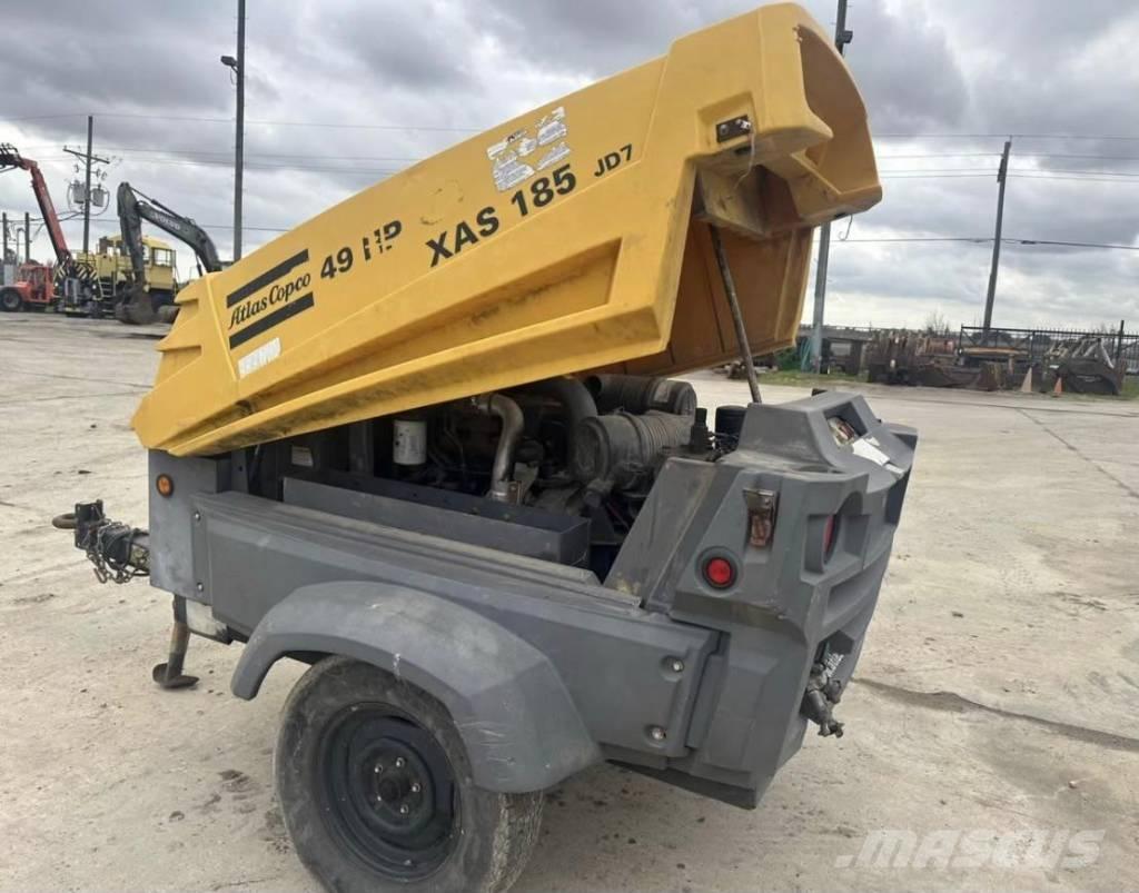 Atlas Copco 185 CFM Kompressorer