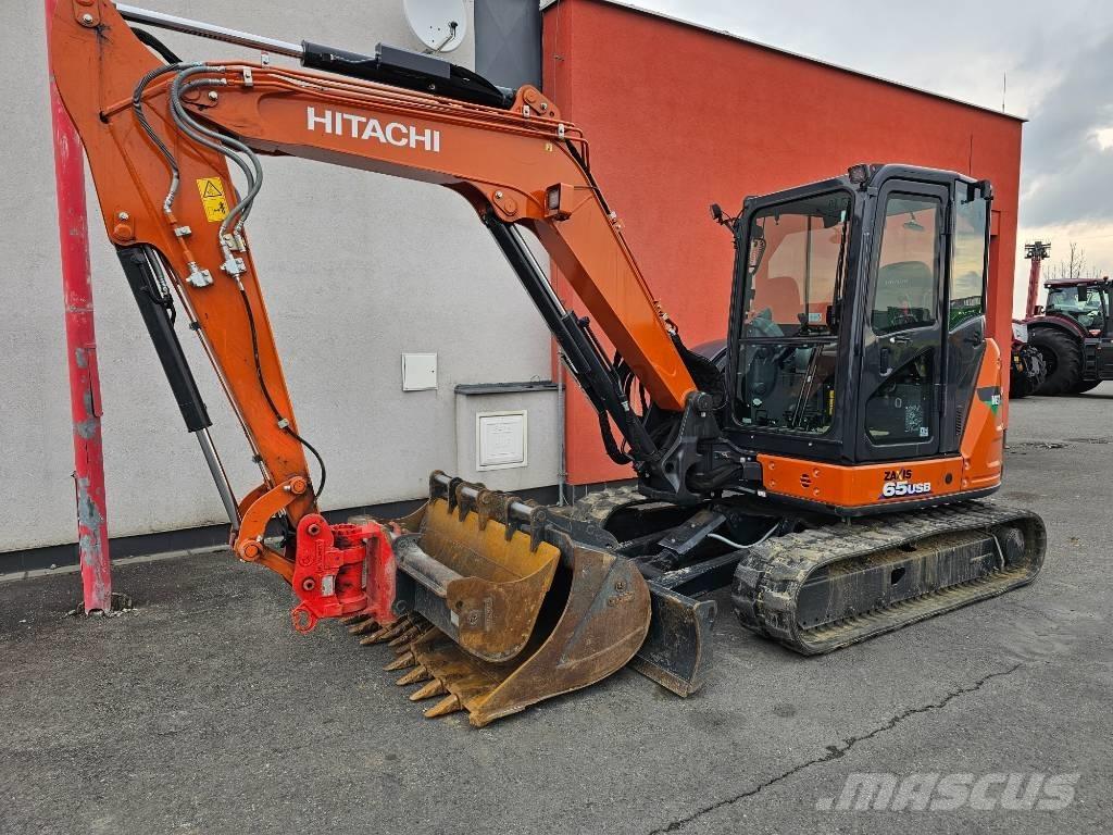 Hitachi ZX65 Gravemaskiner på larvebånd