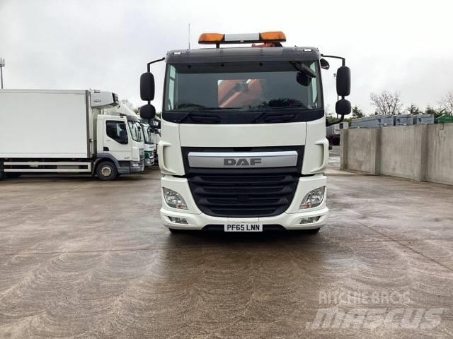 DAF CF 290 Flatbed lastbiler med spil