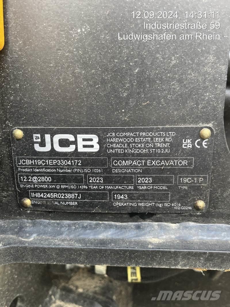 JCB 19C-1 Minigravemaskiner