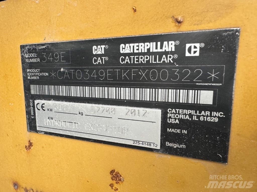 CAT 349 E Gravemaskiner på larvebånd