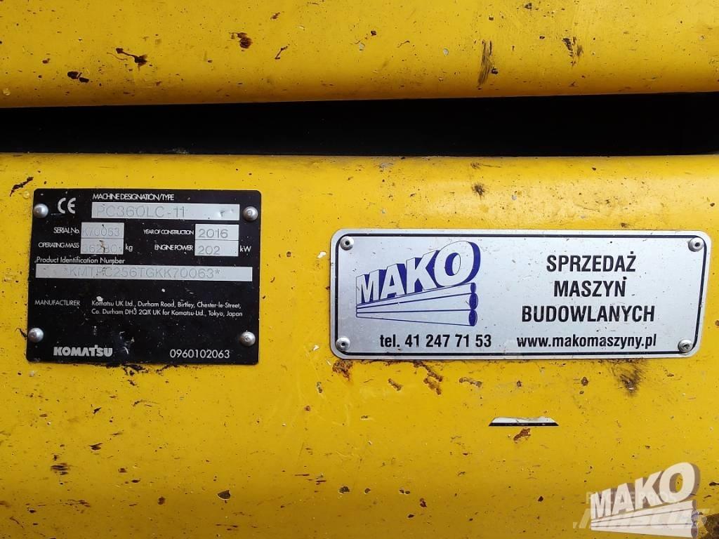 Komatsu PC 360 Gravemaskiner på larvebånd