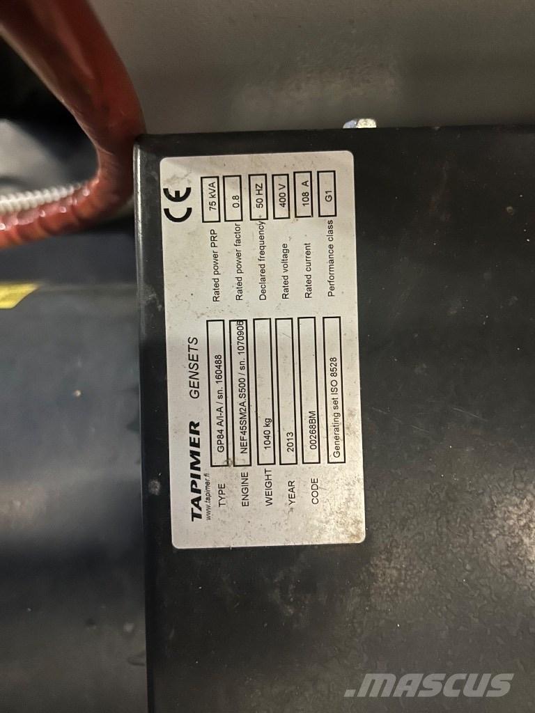 Genset GP84 75KVA Dieselgeneratorer