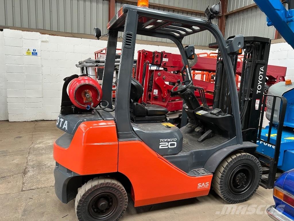 Toyota 02-8 FGF 20 LPG gaffeltrucks