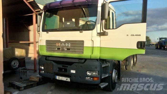 MAN TGA 28.460 Lastbiler med containerramme / veksellad