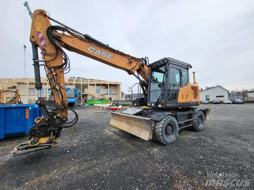 CASE WX 175 Gravemaskiner på hjul