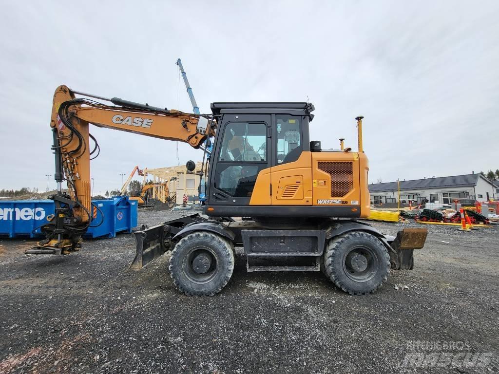 CASE WX 175 Gravemaskiner på hjul