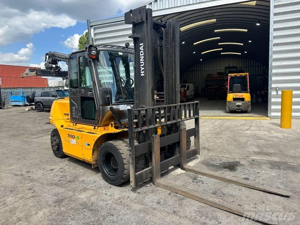 Hyundai 70 D-9 Diesel gaffeltrucks