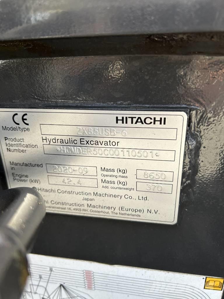 Hitachi ZX 85 US B Midi-gravemaskiner 7t - 12t