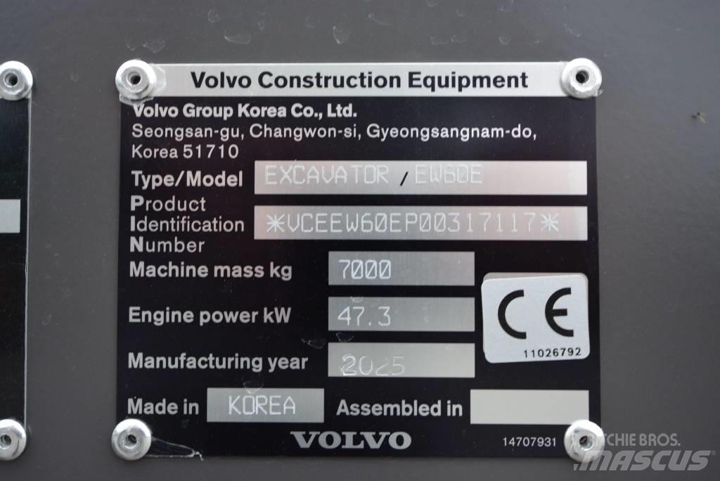 Volvo EW 60 E Minigravemaskiner