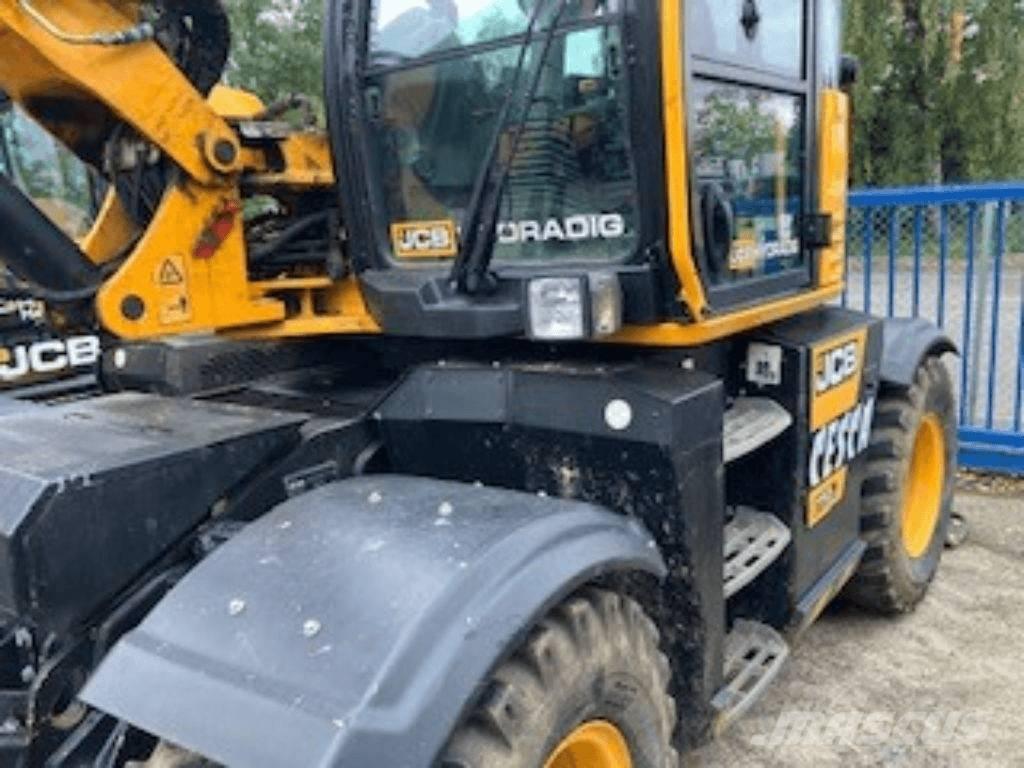 JCB Hydradig Gravemaskiner på hjul