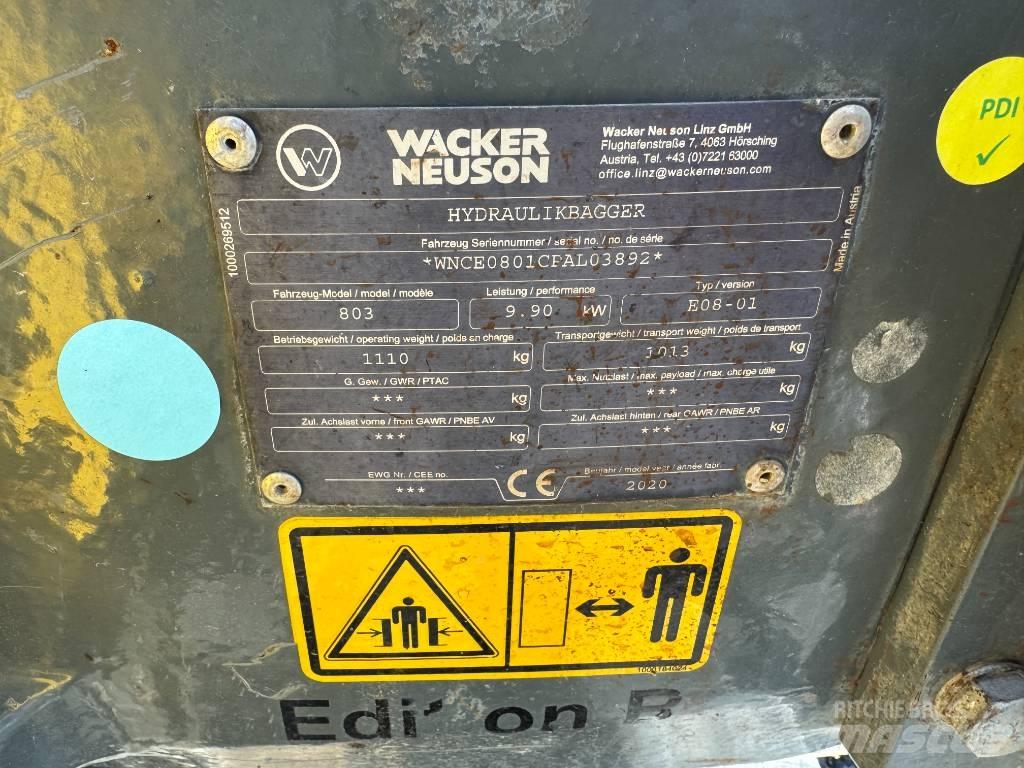 Wacker Neuson 803 Gravemaskiner på larvebånd
