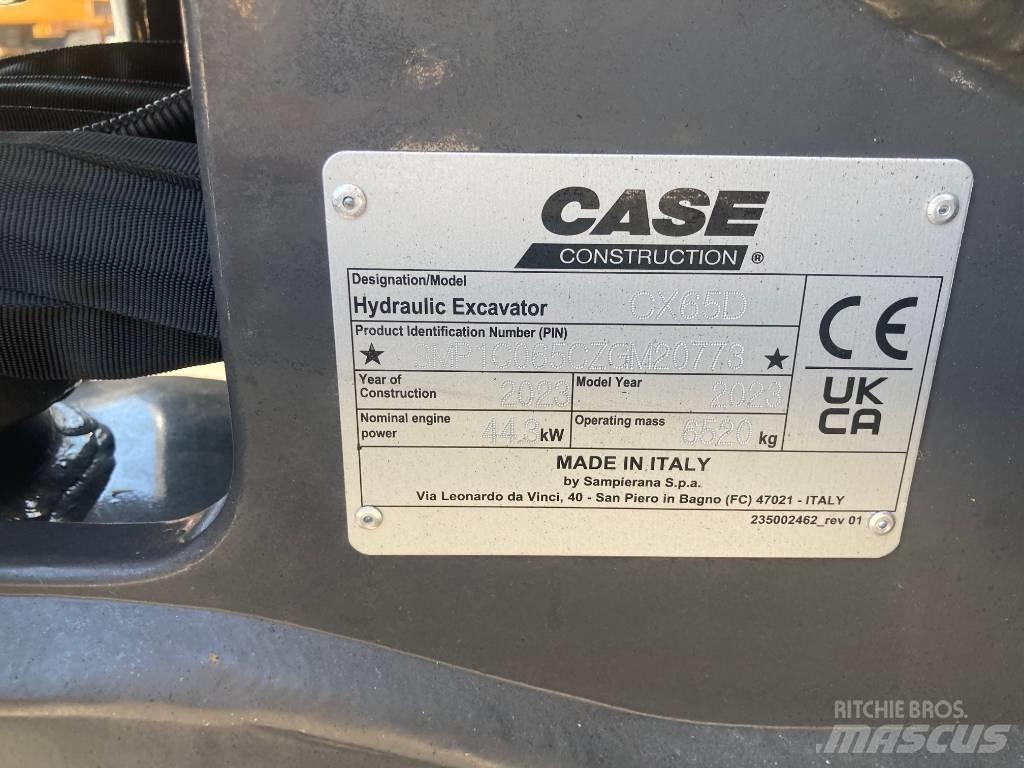 CASE CX65D Minigravemaskiner