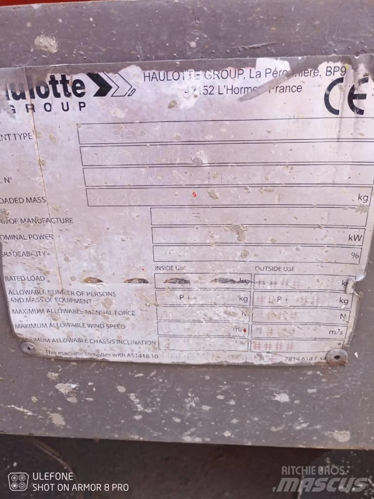 Haulotte Optimum  8 Saxlifte