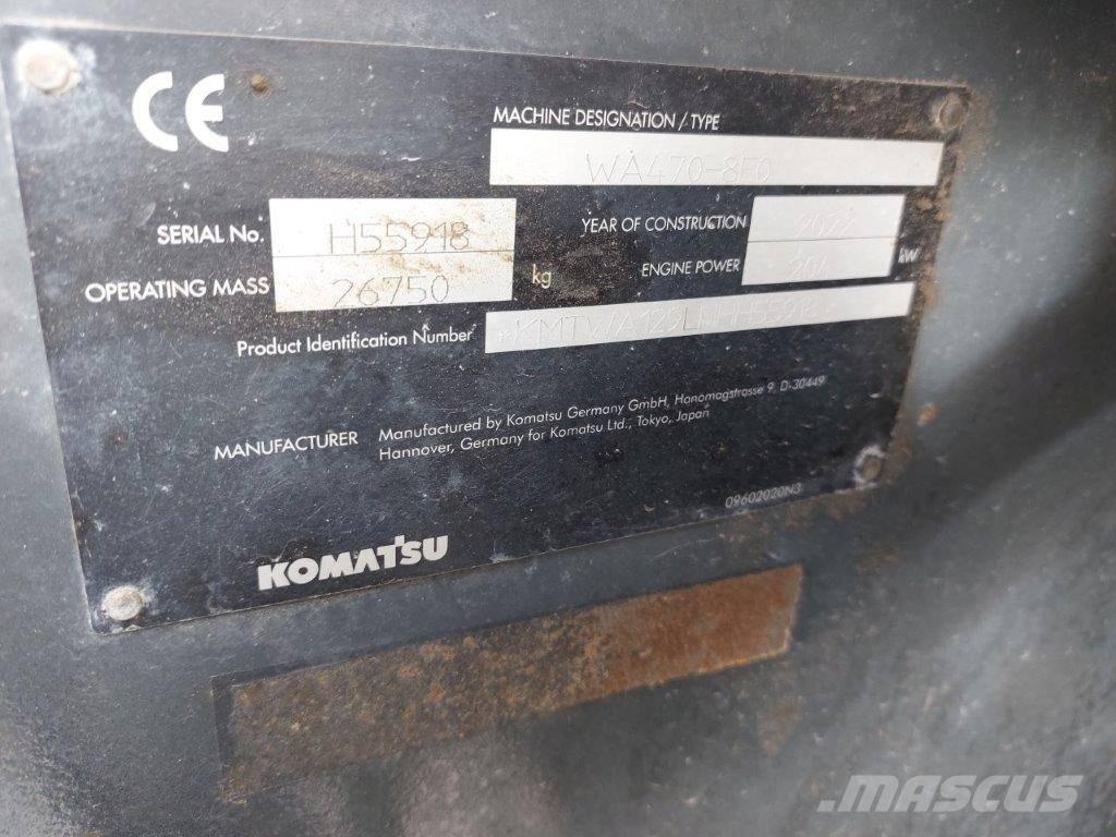 Komatsu WA470-8 Læssemaskiner på hjul