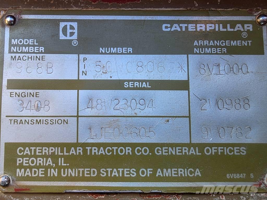 CAT 988 B Læssemaskiner på hjul