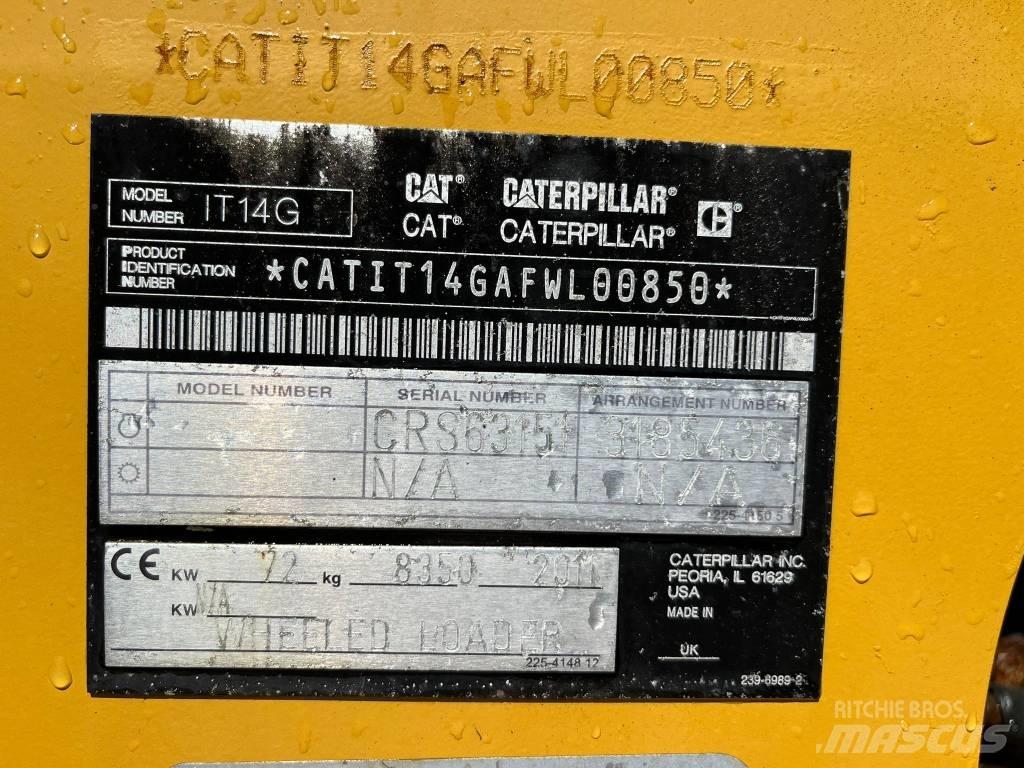 CAT IT 14 G Læssemaskiner på hjul