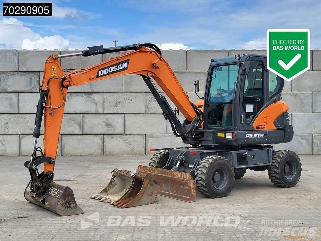 Doosan DX57W-7 Gravemaskiner på hjul