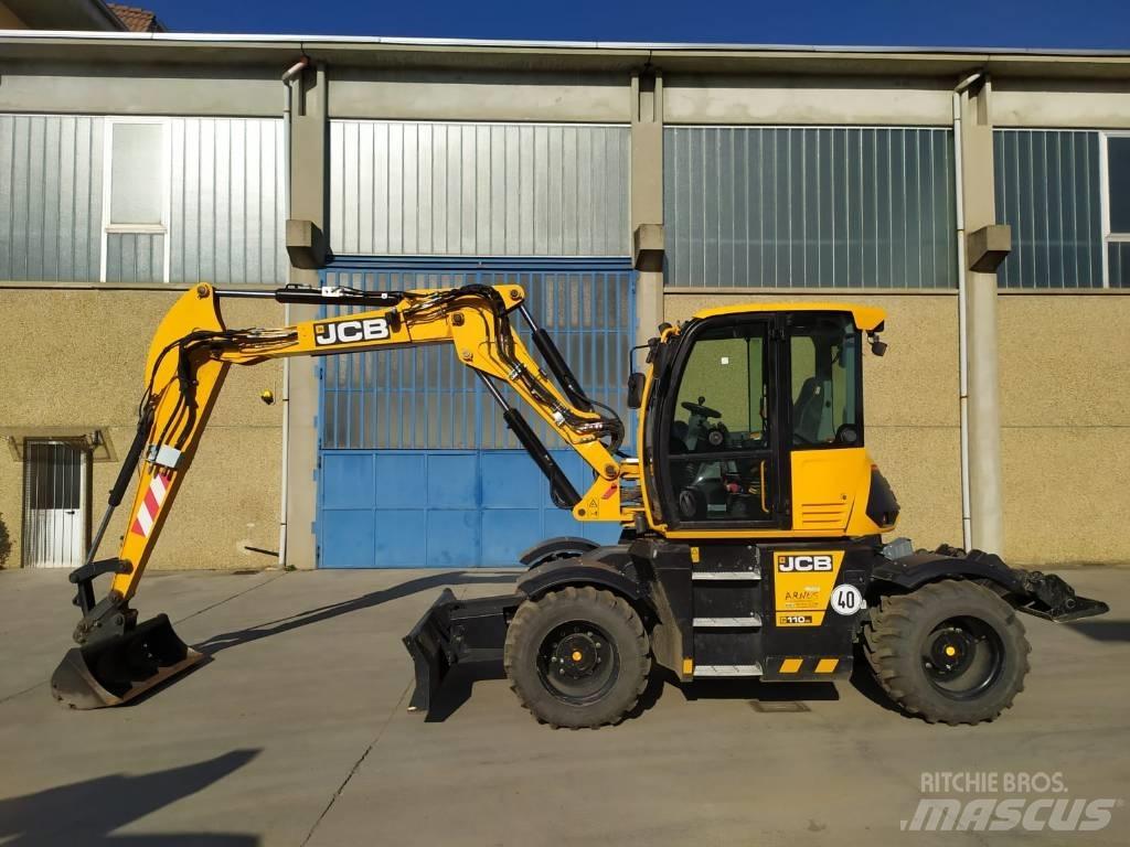 JCB Hydradig Gravemaskiner på hjul