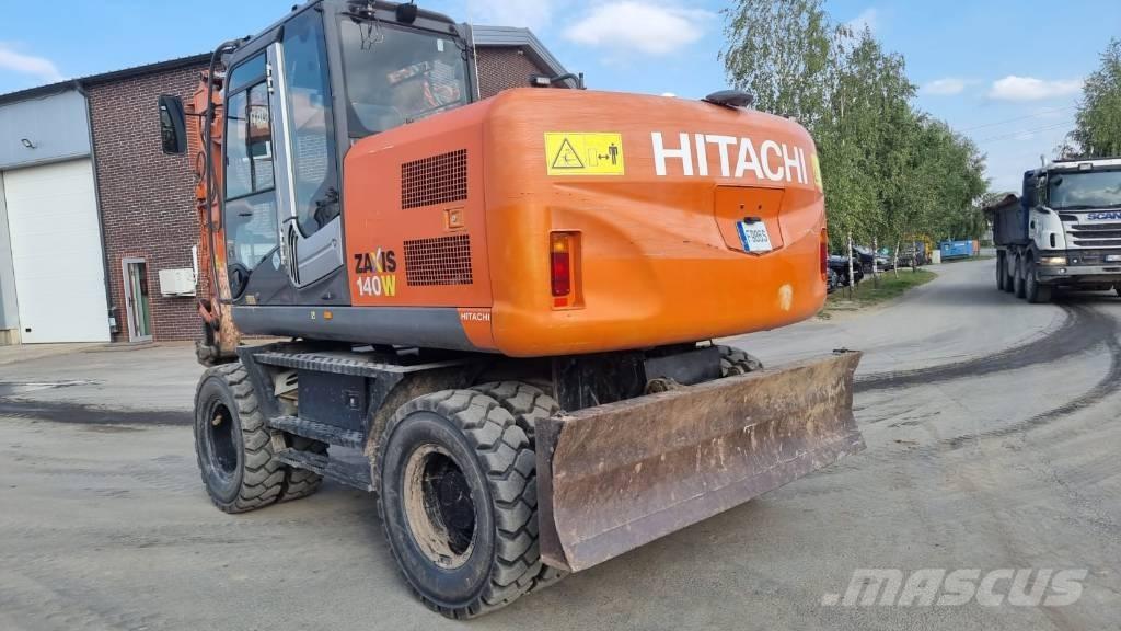 Hitachi ZX 140 W-3 Gravemaskiner på hjul